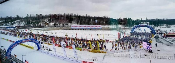 Под Рыбинском стартовал XIII международный Ростех Деминский лыжный марафон