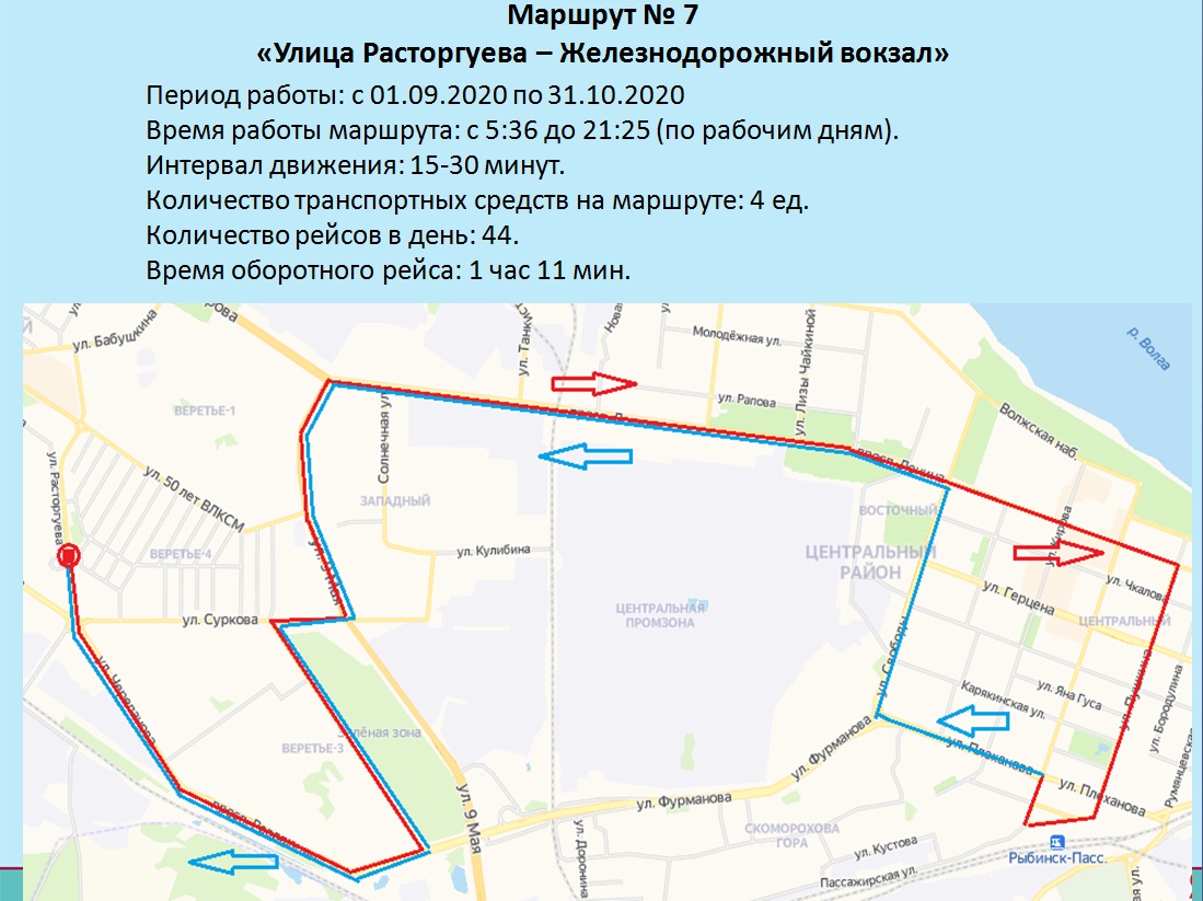 Карта движения городского транспорта рыбинск